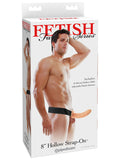 Fetish Fantasy Hollow 8" Strap On Flesh