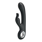 Pretty Love Rabbit Vibrator Black "Carina"