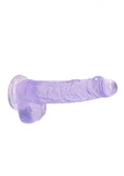 RealRock -  6 Inch / 15 cm Clear Dildo With Balls