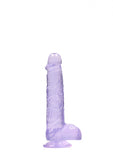 RealRock -  6 Inch / 15 cm Clear Dildo With Balls