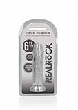 Crystal Clear Dildo 6" Inch Straight No Balls