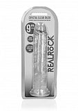Crystal Clear Dildo 9" Inch Straight No Balls