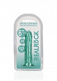 Crystal Clear Dildo 6" Inch Straight No Balls