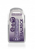 Crystal Clear Dildo 6" Inch Straight No Balls