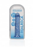Crystal Clear Dildo 7" Inch Straight No Balls