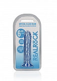 Crystal Clear Dildo 6" Inch Straight No Balls