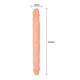 Double Ended Dildo Flesh Colour